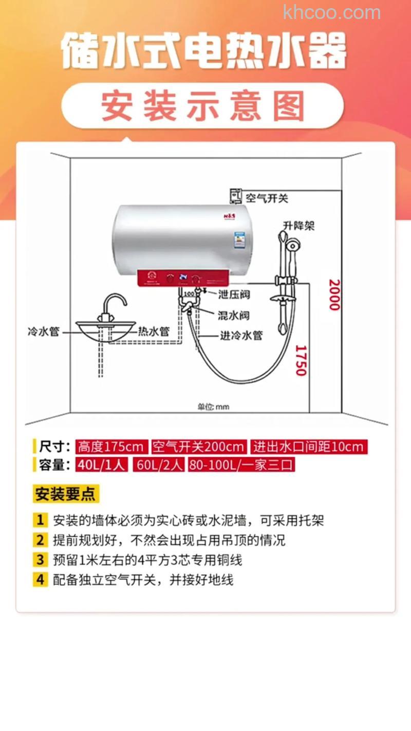 热水器怎么安装 热水器安装方法【详解】