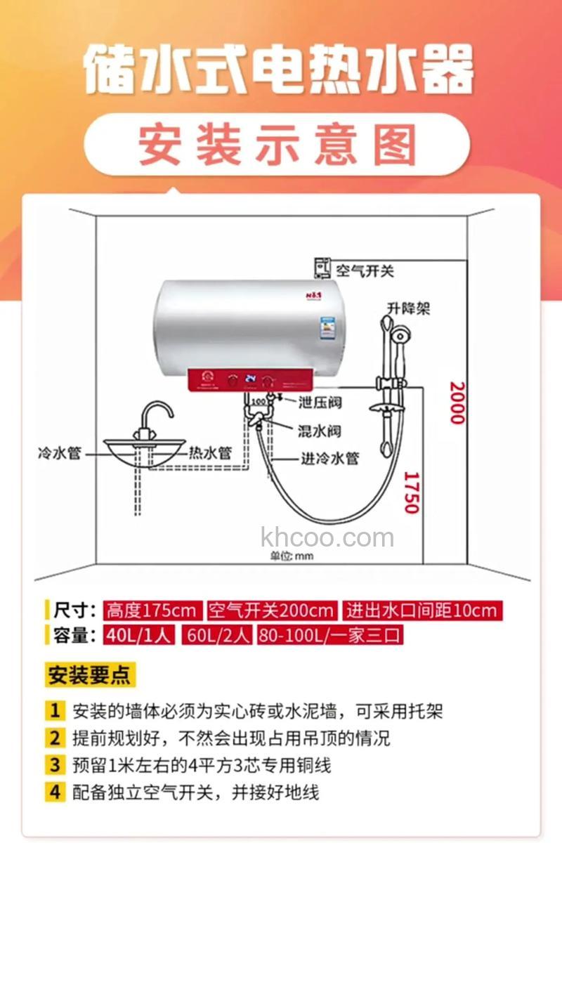 热水器的怎么安装 热水器的安装步骤介绍【详解】