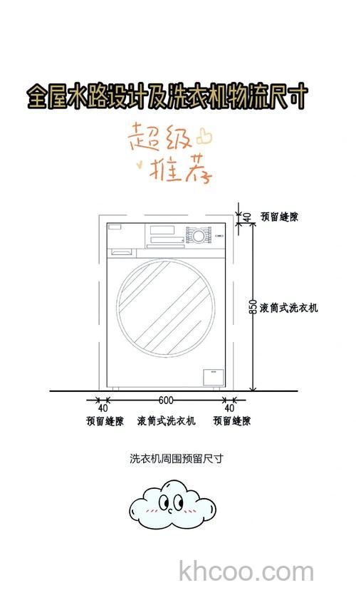 洗衣机尺寸深和宽是哪 洗衣机尺寸深和宽介绍【详解】