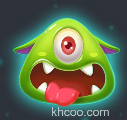 PS怎么绘制设计可爱的3D小怪物形象游戏图标