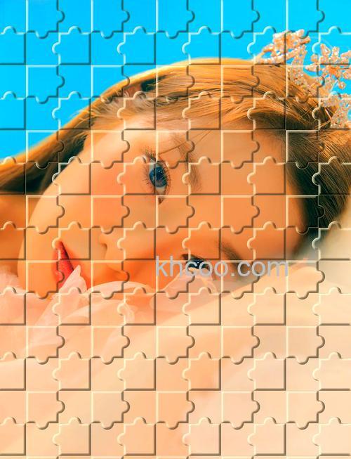 怎么利用PS制作拼图的立体效果