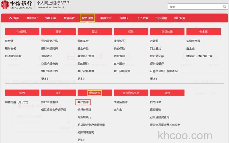 支付宝中信银行如何开通网上银行