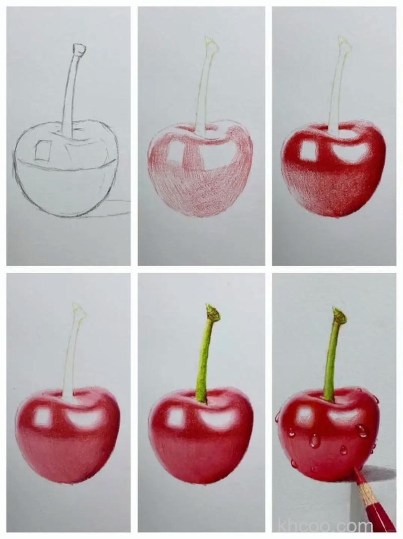 ps绘制一支彩色铅笔