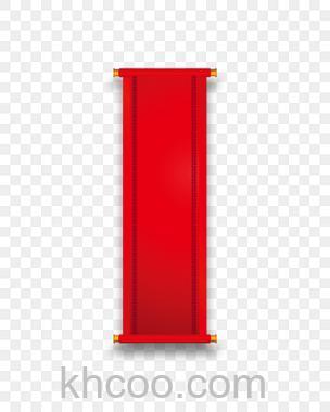 使用ps简单制作一个红条幅