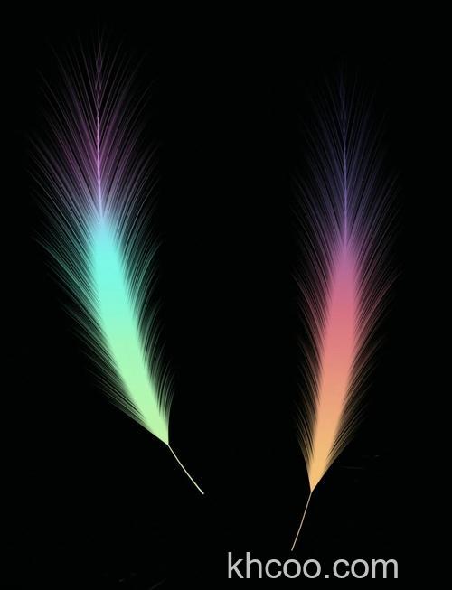 怎么用PS简单制作出漂亮的羽毛效果