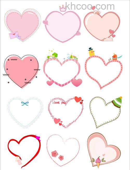 PhotoShop制作漂亮的心形艺术边框