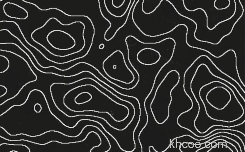 ps滤镜如何制作漂亮的等高线背景