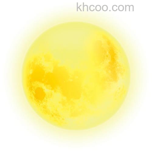 PS制作一个发光的月亮