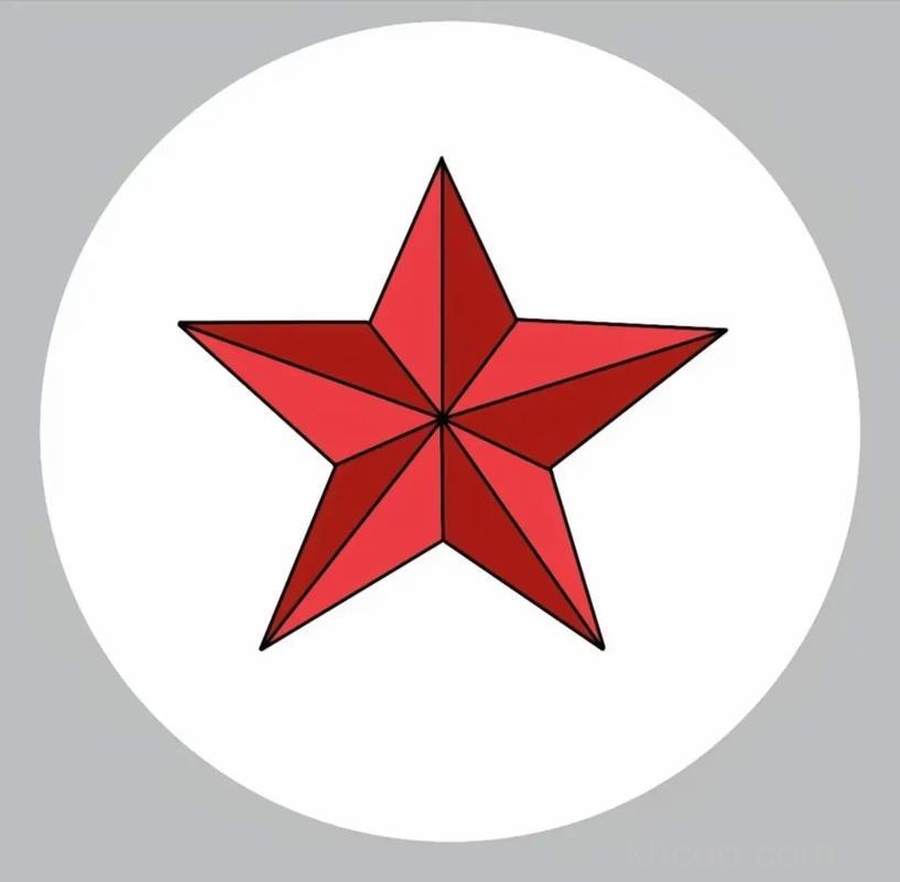 ps CS6怎么绘制两种颜色的立体五角星