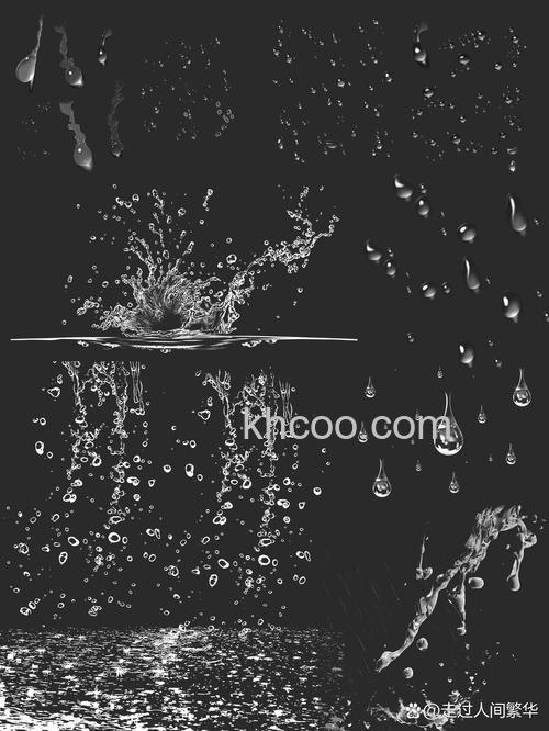 ps简单制作逼真的水珠效果