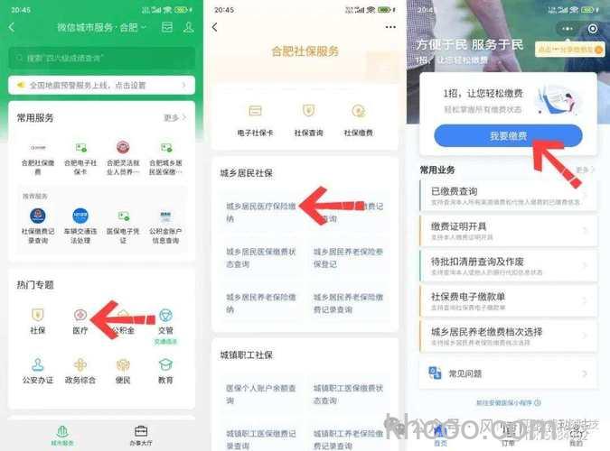 微信怎么交农村合作医疗缴费