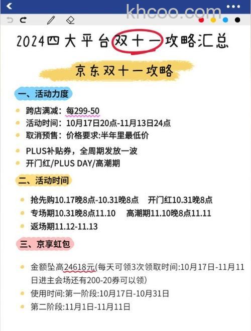 京东2023双十一几号开始 京东2023双十一活动开始时间【详解】